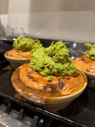  The Ultimate Comfort Food - Homemade Pies with Mushy Peas!