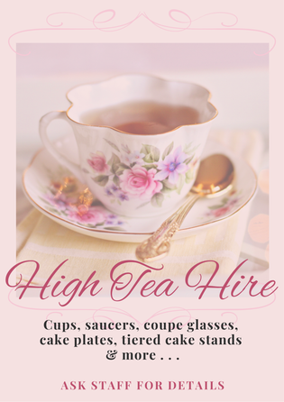  High Tea Hire by Mort&Pestle