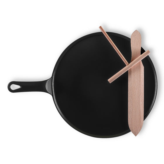 Chasseur Crepe Pan Cast Iron 30cm