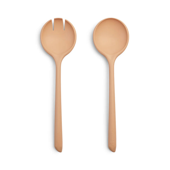 Put A Lid On It Salad Servers Peach