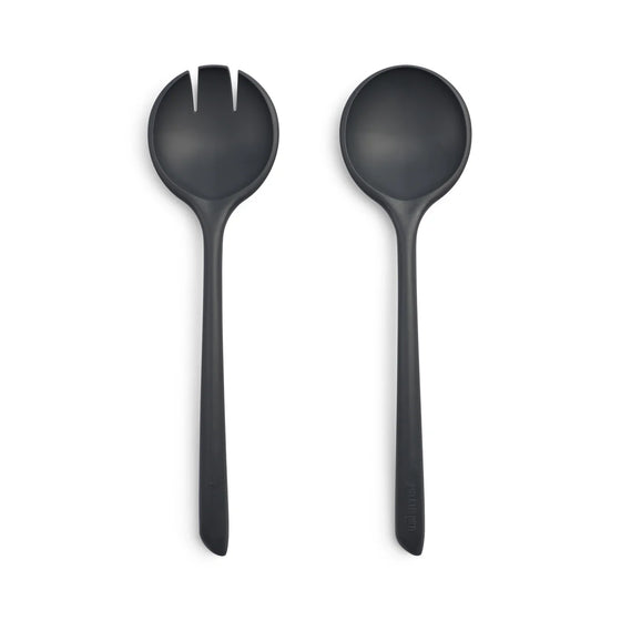 Put A Lid On It Salad Servers Charcoal