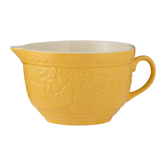 Mason Cash Home To Roost Batter Bowl Yellow