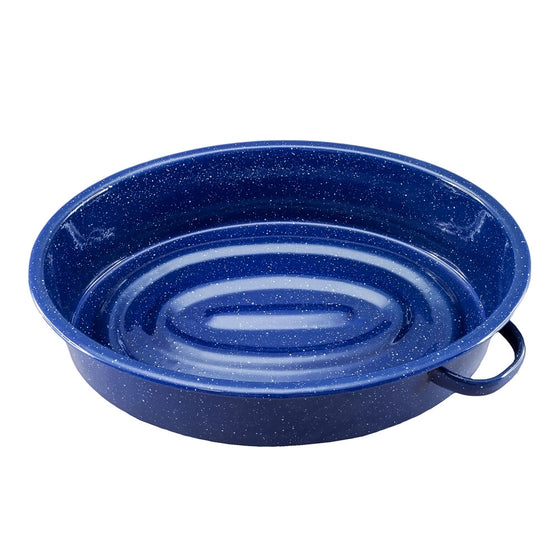 Falcon Enamel Oval Roasting Dish Blue 30cm