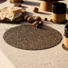 Liga Dash Cork & Rubber Round Placemat Set of 4