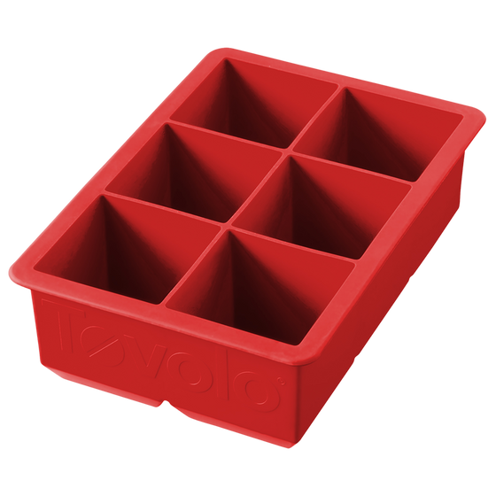 Tovolo Red King Cube Ice Tray