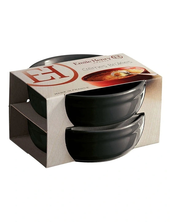 Emile Henry Creme Brulees Charcoal 150ml