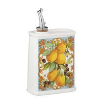  Mediterranean Ceramic Oil Cruet Lemon 250ml