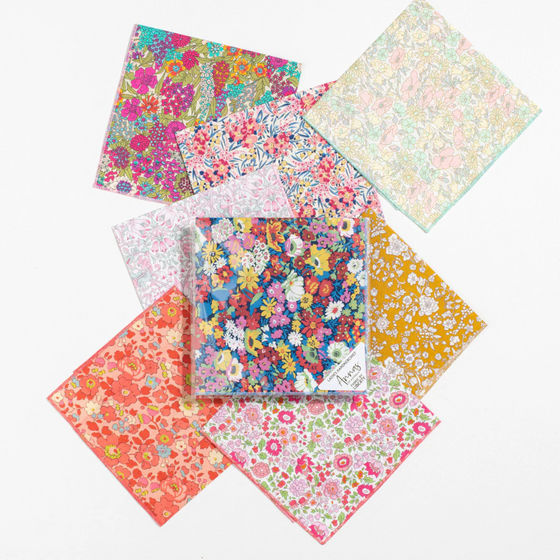 Annas of Australia Liberty Fabric Hankies