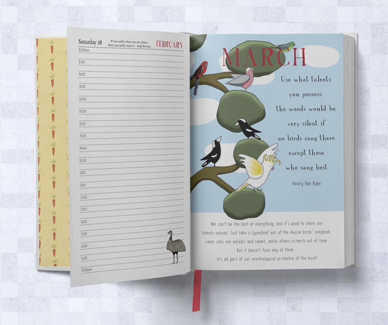 Red Tractor Designs Diary 2026