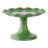 Ecology Ruffle Cake Stand - Meadow Green 20cm