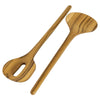 Icon Chef Teak Ginkgo Salad Servers