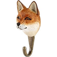  Wildlife Garden Hand Carved Hook Fox
