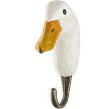 Wildlife Garden Hand Carved Hook Duck