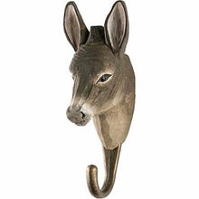  Wildlife Garden Hand Carved Hook Donkey