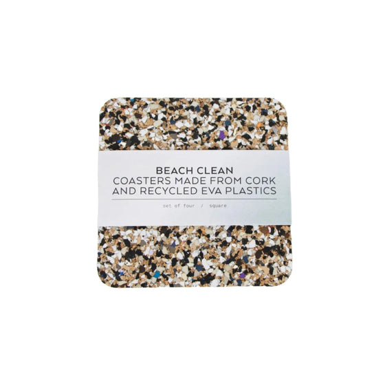 Liga Beach Clean Coasters Square Set 4