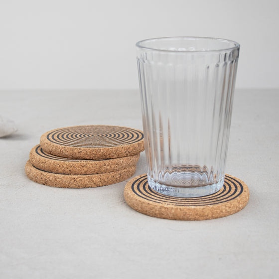 Liga Orbit Coasters Round Grey