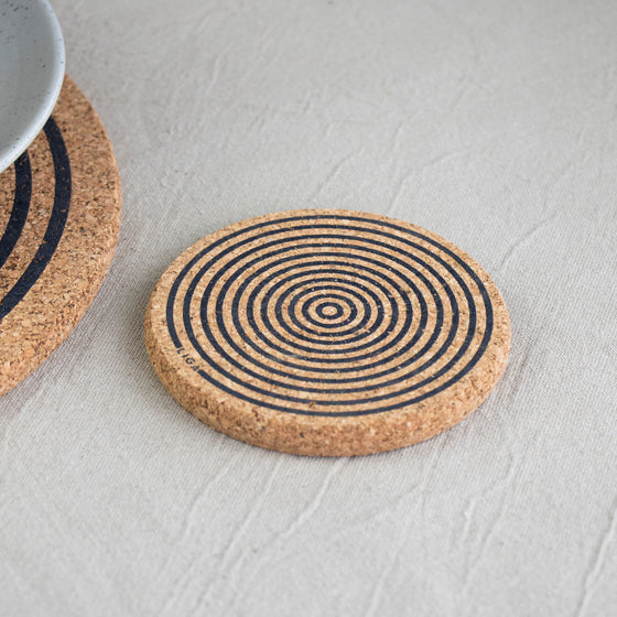 Liga Orbit Coasters Round Grey