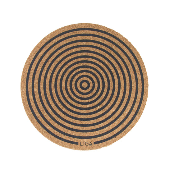 Liga Orbit Placemats Round Grey