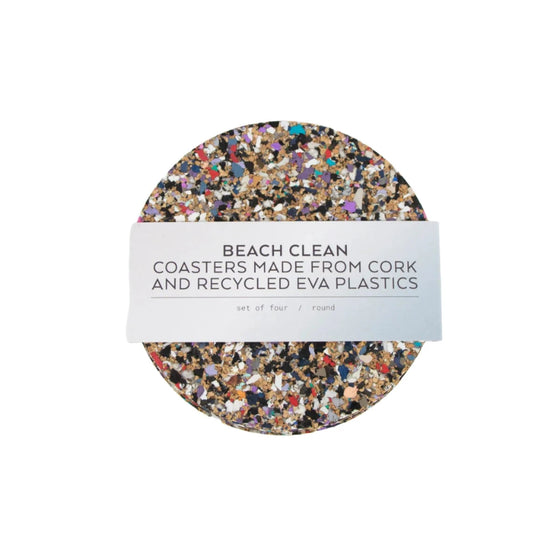 Liga Beach Clean Coasters Round Set 4