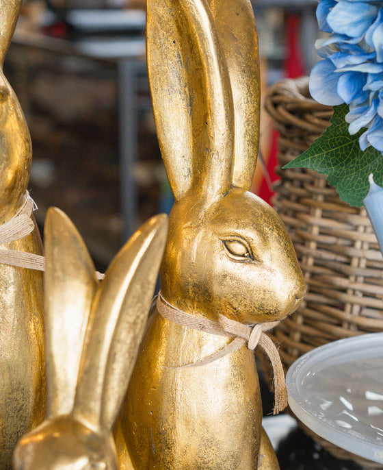 Holly & Ivy Provincial Gold Hare 50cm