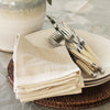 Raine and Humble Herringbone Napkin Set 4 Taupe