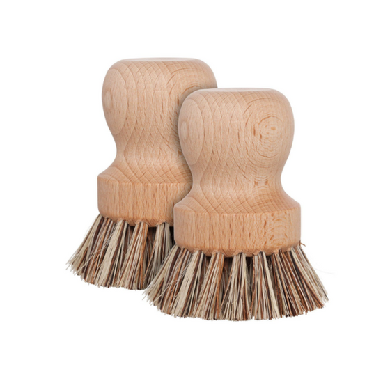 Natural Bristle Pot And Pan Brush