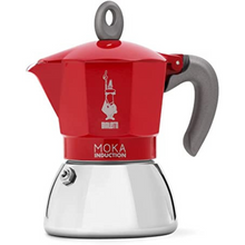  Bialetti Moka Express Induction 6 Cup Red