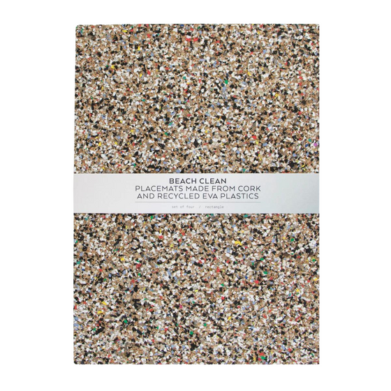 Liga Beach Clean Placemats Rectangle Set 4