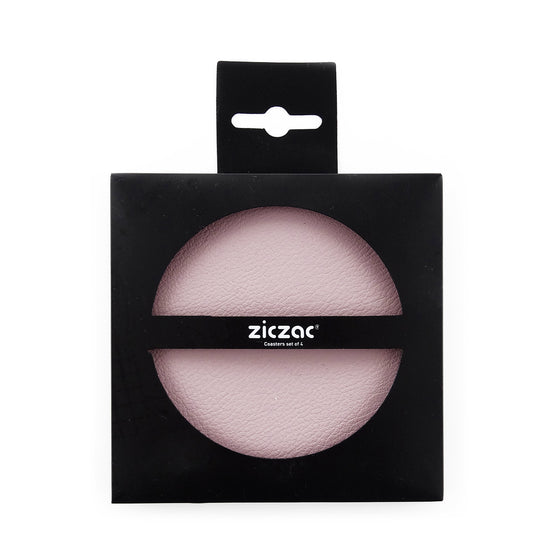 Ziczac Mauve Pvc Coasters