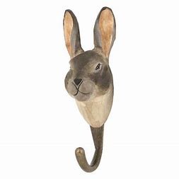 Wildlife Garden Hand Carved Hook Mountain Hare