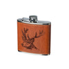 Selbrae Leather Hip Flask Stag