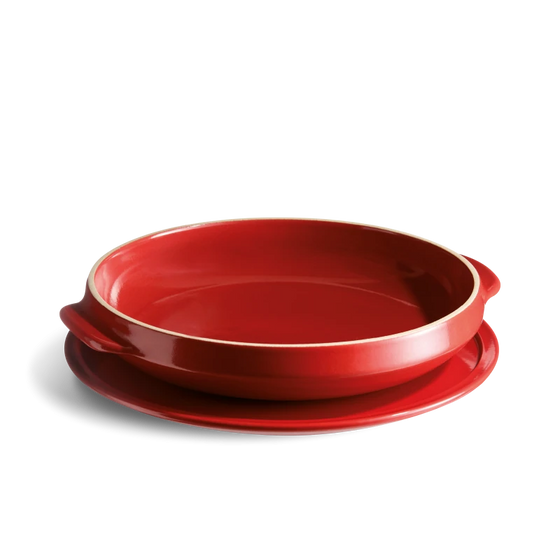 Emile Henry Tarte Tartin Set Burgundy
